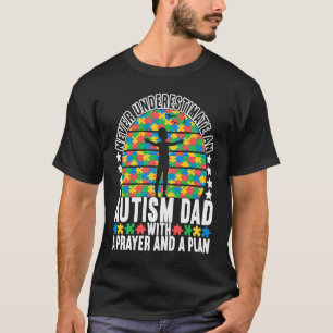 Autismus Papa Autistischer Vater Autismus-Bewussts T-Shirt