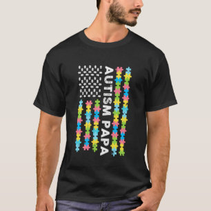 Autismus Papa Bewusstsein Für Ich Bin Ein Stolzer T-Shirt