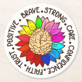 Autismus Paper Untersetzer (Vorderseite)