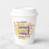 Autismus-Papier-Cup Pappbecher (Vorderseite)