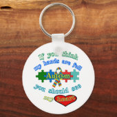 Autismus Parent Schlüsselanhänger (Vorderseite)