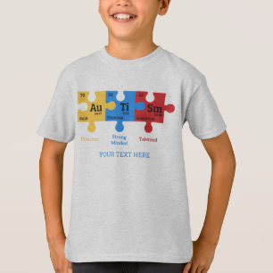Autismus Periodensystem Elemente T-Shirt
