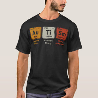 Autismus Periodische Tabellenelemente Rechtschreib T-Shirt