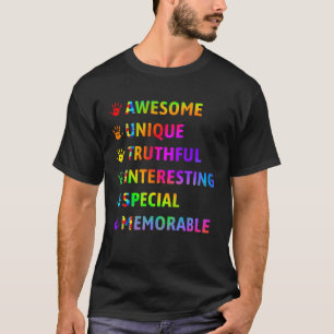 Autismus Phantastisch Einzigartiges besonderes Aut T-Shirt