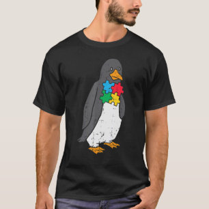 Autismus Pinguin Puzzle Niedliche ASD Sensibilität T-Shirt