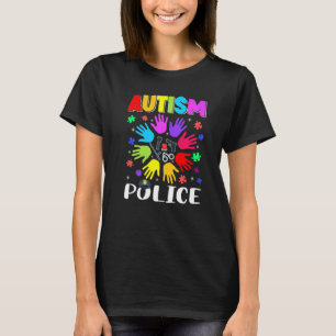 Autismus Polizei Rätsel Autismus-Bewusstsein Autis T-Shirt