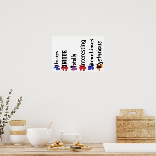 AUTISMUS POSTER (Küche)