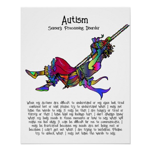 Autismus Poster (Vorderseite)