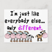 Autismus Postkarte (Vorderseite)