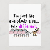 Autismus Postkarte (Vorderseite)