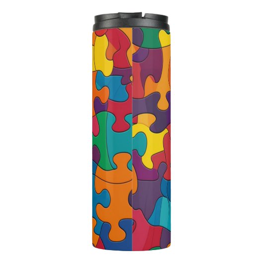 Autismus Pride Thermosbecher (Rückseite)