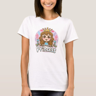 Autismus Princess T - Shirt - Niedliche Stärkung v