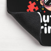 Autismus Prinzessin Puzzleteil Mädchen Bewusstsein Mousepad (Ecke)