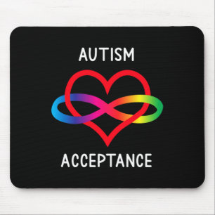 Autismus Pro Akzeptanz Unendlichkeitssymbol für Mousepad