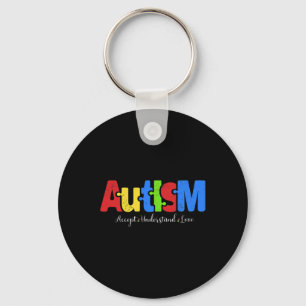 Autismus Puzzle akzeptieren Liebe Autismus Awaren Schlüsselanhänger