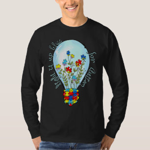 Autismus-Puzzle-Band Zünde es Blau Für Autismus A T-Shirt