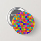 Autismus-Puzzle Button (Vorne & Hinten)