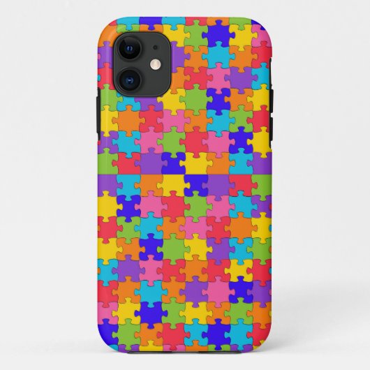 Autismus-Puzzle Case-Mate iPhone Hülle (Rückseite)