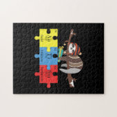 Autismus Puzzle Chemistry Sloth Autismus Bewusstse (Horizontal)
