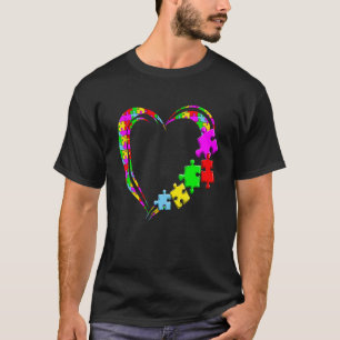Autismus-Puzzle-Herz Bündel von Herzen Kinder Vale T-Shirt
