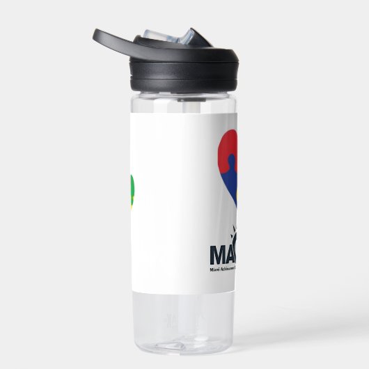 Autismus Puzzle Herzwasser Flasche (Rechts)