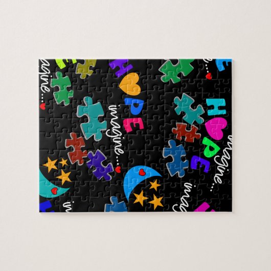 Autismus Puzzle Imagine (Horizontal)