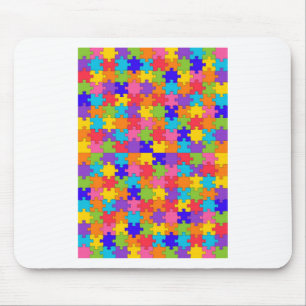 Autismus-Puzzle Mousepad