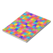Autismus-Puzzle Notizblock (Rotiert)