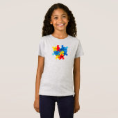 Autismus Puzzle Piece T-Shirt (Vorne ganz)
