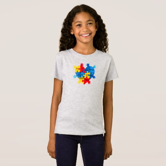 Autismus Puzzle Piece T-Shirt (Vorne ganz)