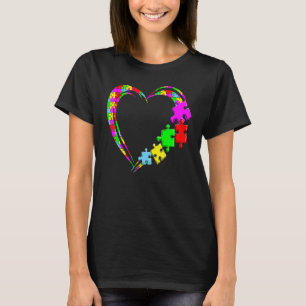 Autismus-Puzzler Herz Bündel von Herzen Kinder Val T-Shirt