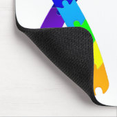 Autismus-Puzzlespiel-Band Mousepad (Ecke)
