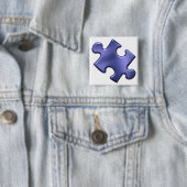 Autismus-Puzzlespiel-Stück-Blau Button (Beispiel)
