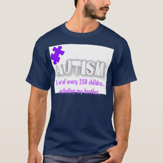 Autismus-Puzzlespiel-Stück für Bruder T-Shirt
