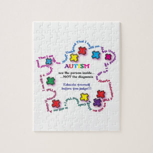 Autismus-Puzzlespiel-Stück Puzzle