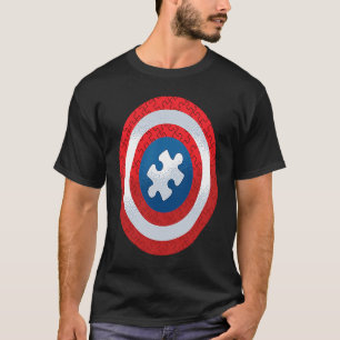 Autismus-Puzzleteil-Schild T-Shirt