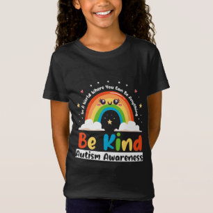 Autismus Rainbow Be Kind Autismus Bewusstsein Mona T-Shirt