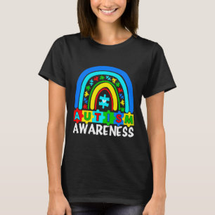 Autismus Rainbow Funny Autism Awareness Montag Fra T-Shirt
