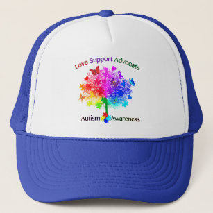 Autismus Rainbow Tree Truckerkappe
