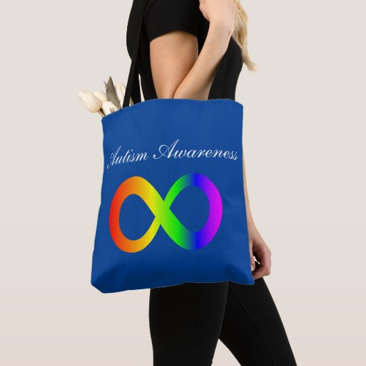 Autismus Regenbogen Tasche (Von Nahem)