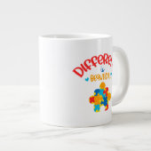 Autismus - riesige Tasse (Vorderseite Rechts)