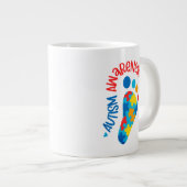 Autismus - riesige Tasse (Vorderseite Rechts)