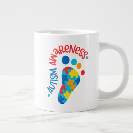 Autismus - riesige Tasse (Rechts)