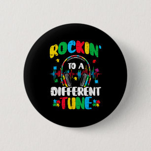 Autismus rockt eine andere Melodie asd Bewusstsein Button