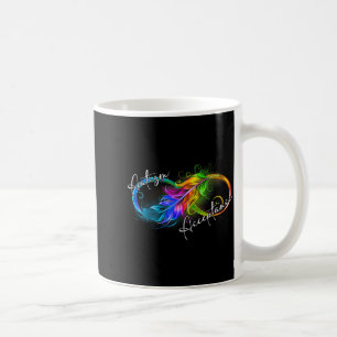 Autismus Rot Anstatt Unendlichkeitssymbol Autistis Kaffeetasse