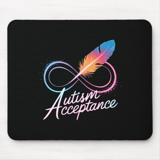 Autismus Rot statt Mousepad (Vorne)