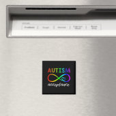 Autismus - Rot statt Unendlichkeit - Akzeptanz Magnet (In Situ (Geschirrspüler))