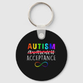 Autismus - Rot stattdessen - Akzeptanz nicht bewus Schlüsselanhänger (Vorderseite)
