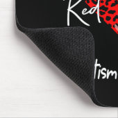 Autismus - Rot stattdessen - Akzeptanz statt Bewus Mousepad (Ecke)