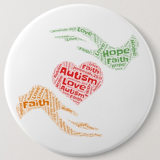 Autismus - Round Button (Vorderseite)